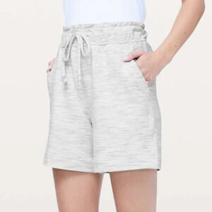 Lululemon Hello Sunday Short Heathered Space Dyed Mod White Size 4